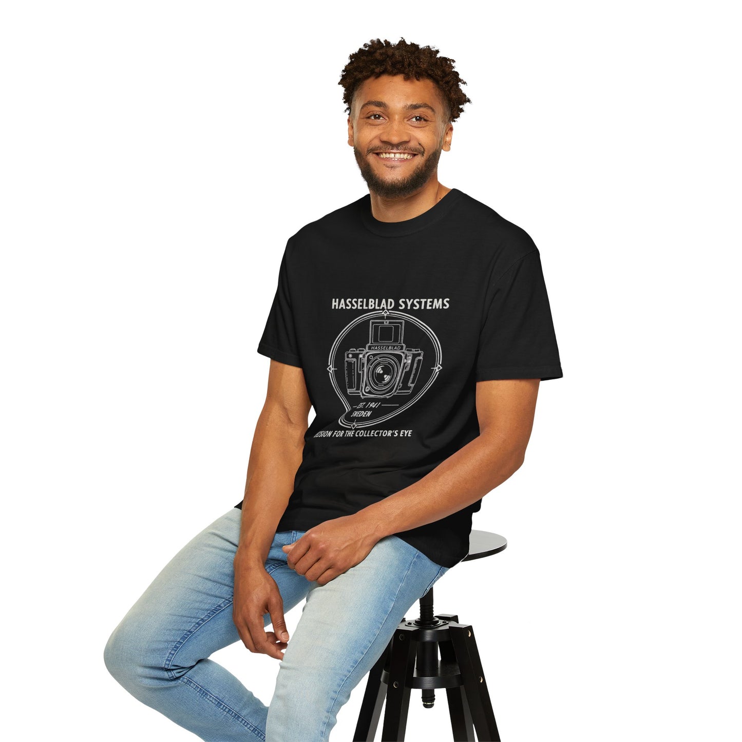 Classic Hasselblad Precision Line Art Tee | Collector's Edition Photography Shirt