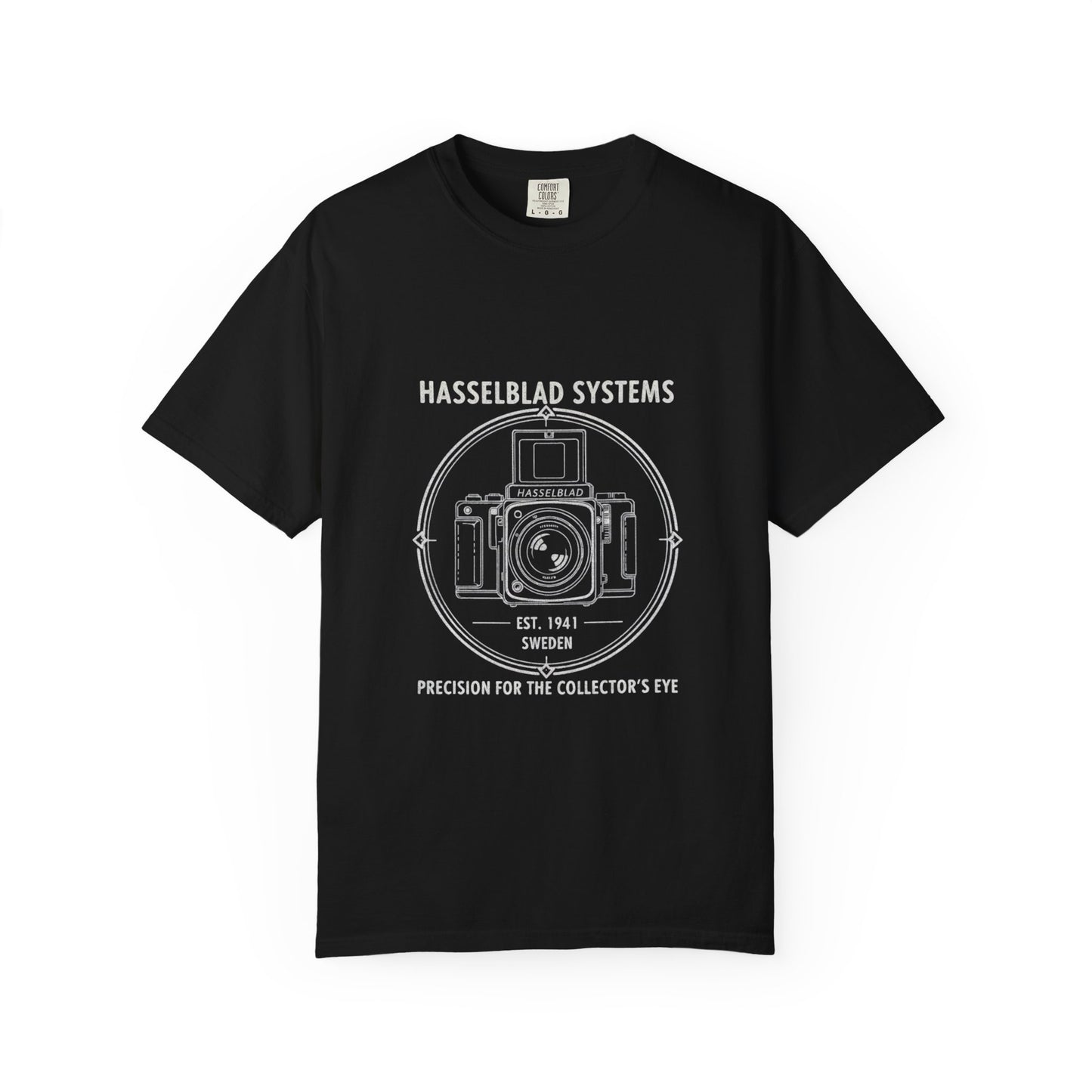 Classic Hasselblad Precision Line Art Tee | Collector's Edition Photography Shirt